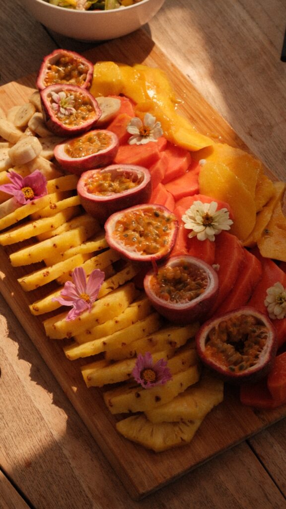 Fresh tropical fruit from our Thai trips